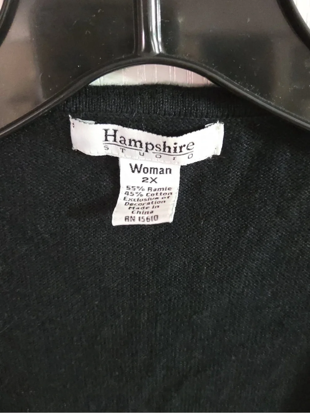 Hampshire Women’s Christmas Sweater Vest Sz 2X. JY-247 - Picture 2 of 3